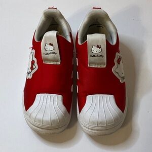 Hello Kitty Red and White Sneakers